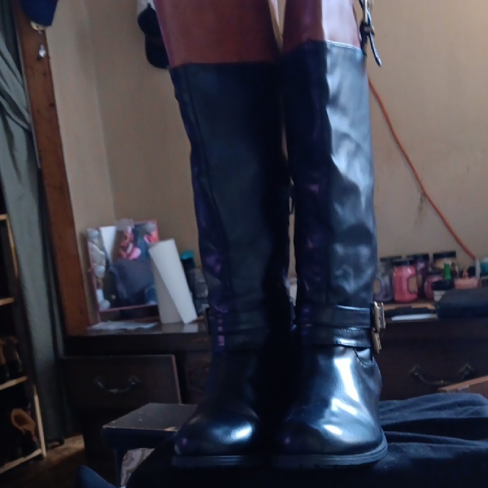 Elegant Black Over the Knee Boots